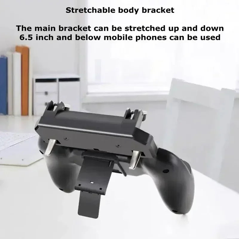 W10 Universal Mobile Phone L1R1 Gamepad Joysticks Controller for iPhone Android PUBG Aim Shooting Game Handle Gaming Accessories