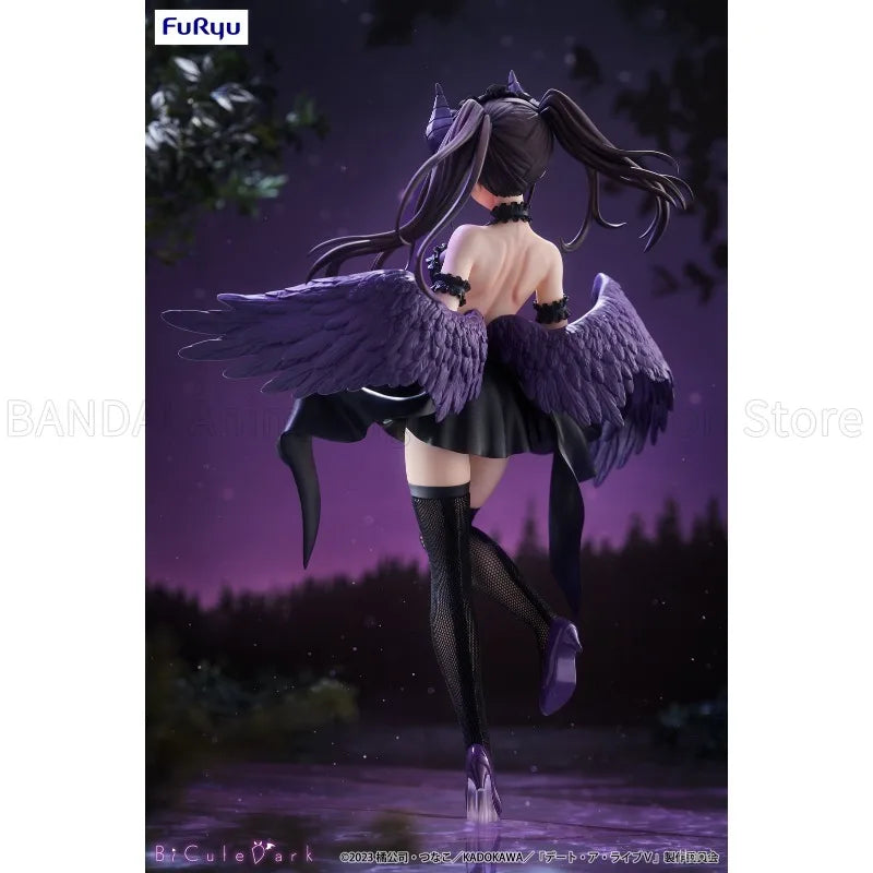Original FuRyu BiCute Dark Date A Live Ⅴ Kurumi Tokisaki Toys Model Decoration Gift Collection