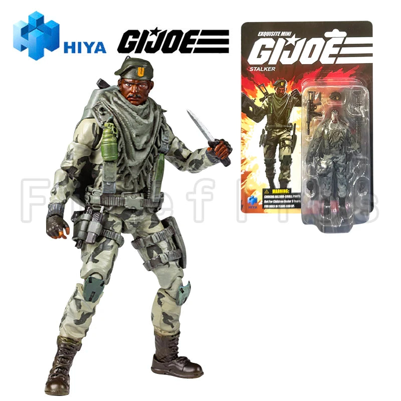 1/18 HIYA Action Figure Exquisite Mini Series G.I.Joe Stalker Anime Collection Model Toy