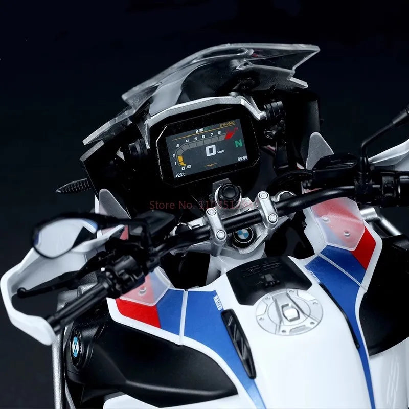 1/9 Meng Bmw R 1250 Gs Adv Waterbird Off-Road Travel Motorcycle Mt-005s Assemble Figure Model Collectible Children Birthday Gift