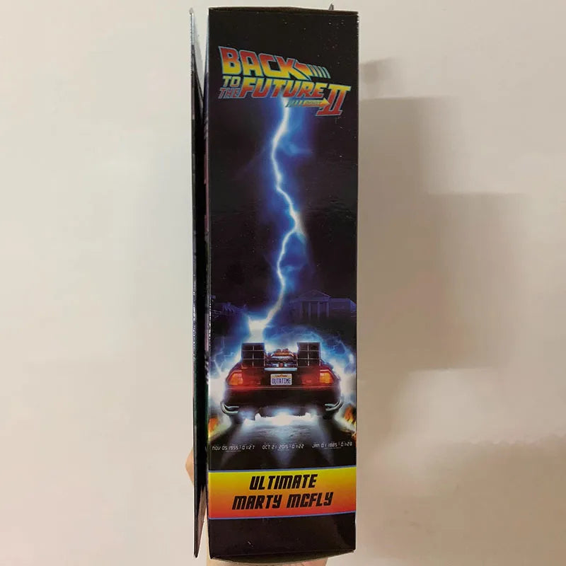 NECA Back to the Future 2 Figure Martin Action Figuras Film 35th Anniversary Figurine Collection Model Ornament Peripherals Gift