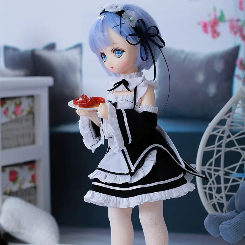 OUENEIFS Xiongmei Doll BJD 1/4 Anime Comic Maidservant High Mobility Re Zero Ball Jointed Doll Oueneifs