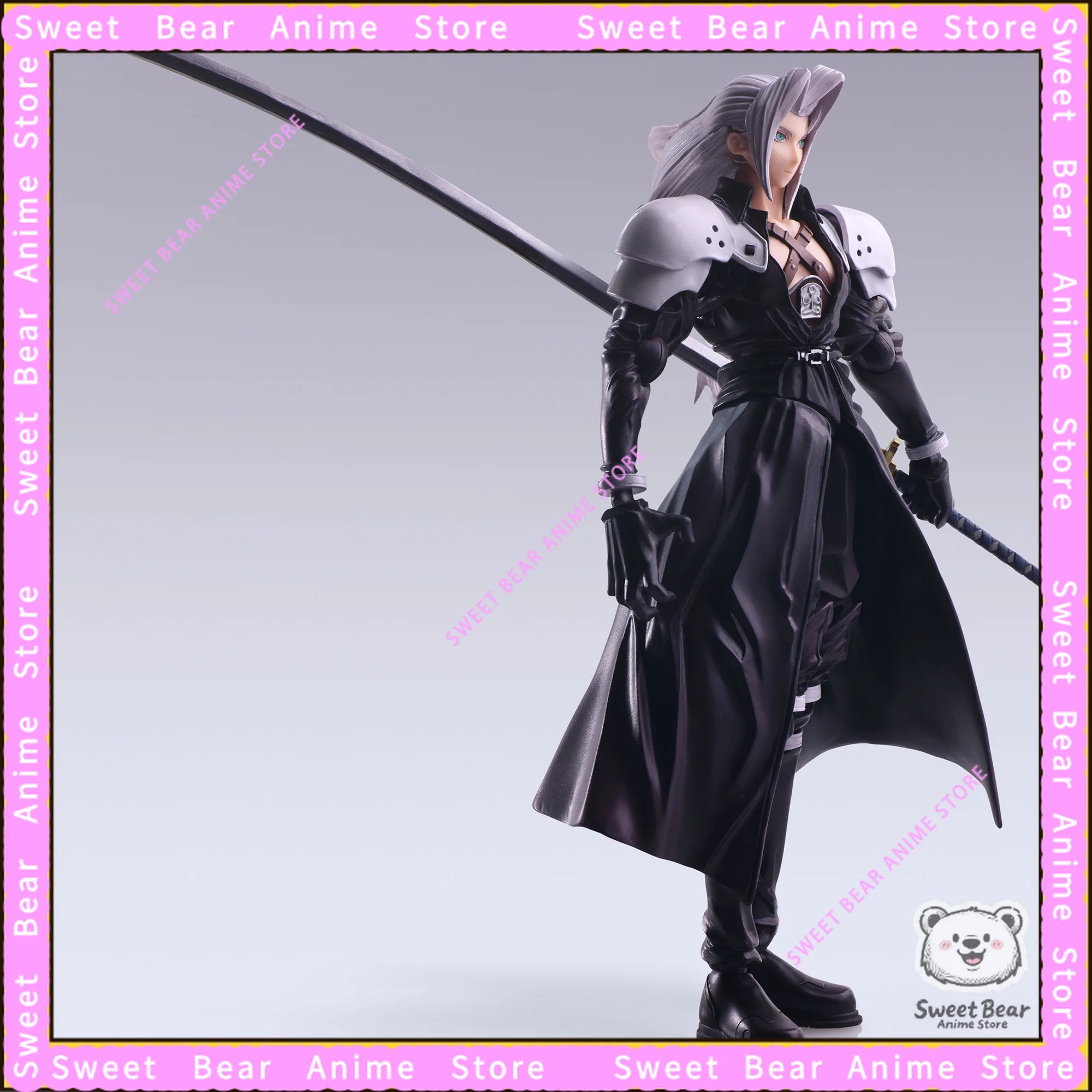 Auf Lager: Square Enix Final Fantasy VII BRING ARTS Sephiroth Actionfigur, Anime-Modell, Trendspielzeug, Schreibtischfigur, Sammlerstück.