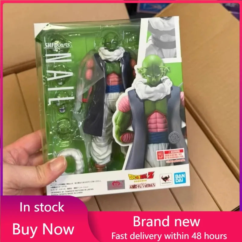 In Stock Bandai S.H.Figuarts Dragon Ball Z NAIL Model Kit Anime Action Fighter Finished Model Gift for Children