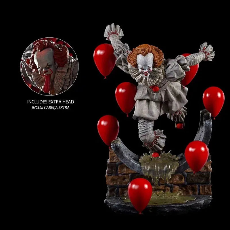 21cm Movie Stephen King's IT Pennywise Joker Action Figure Anime Figure Iron Studios Model Toys Collection Doll Gift