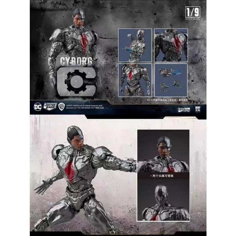 New Original FondJoy DC Cyborg SUPER MAN Action Figure Collection Toys Model
