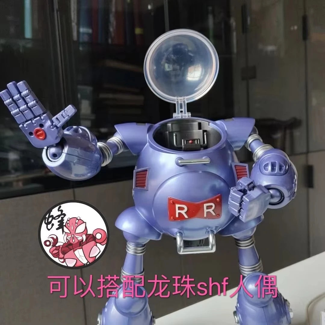 Hot Dragon Ball 32cm Fj Model Red Belt Robot Red Silk Army Robot Alloy Can Carry Shf Dolls Desktop Birthday Gift Garage Kit