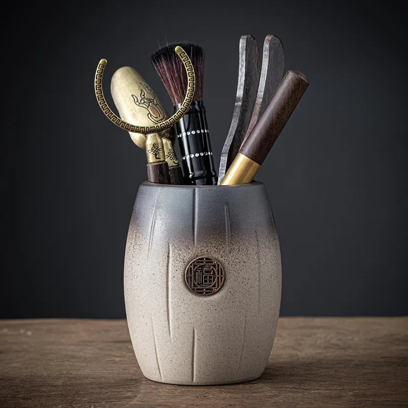 6 Teile/satz Teezeremonie Hitzebeständige Teekanister Werkzeuge Holz Chinesische Gongfu Teelöffel Teezange Nadel Set Teestube Zubehör