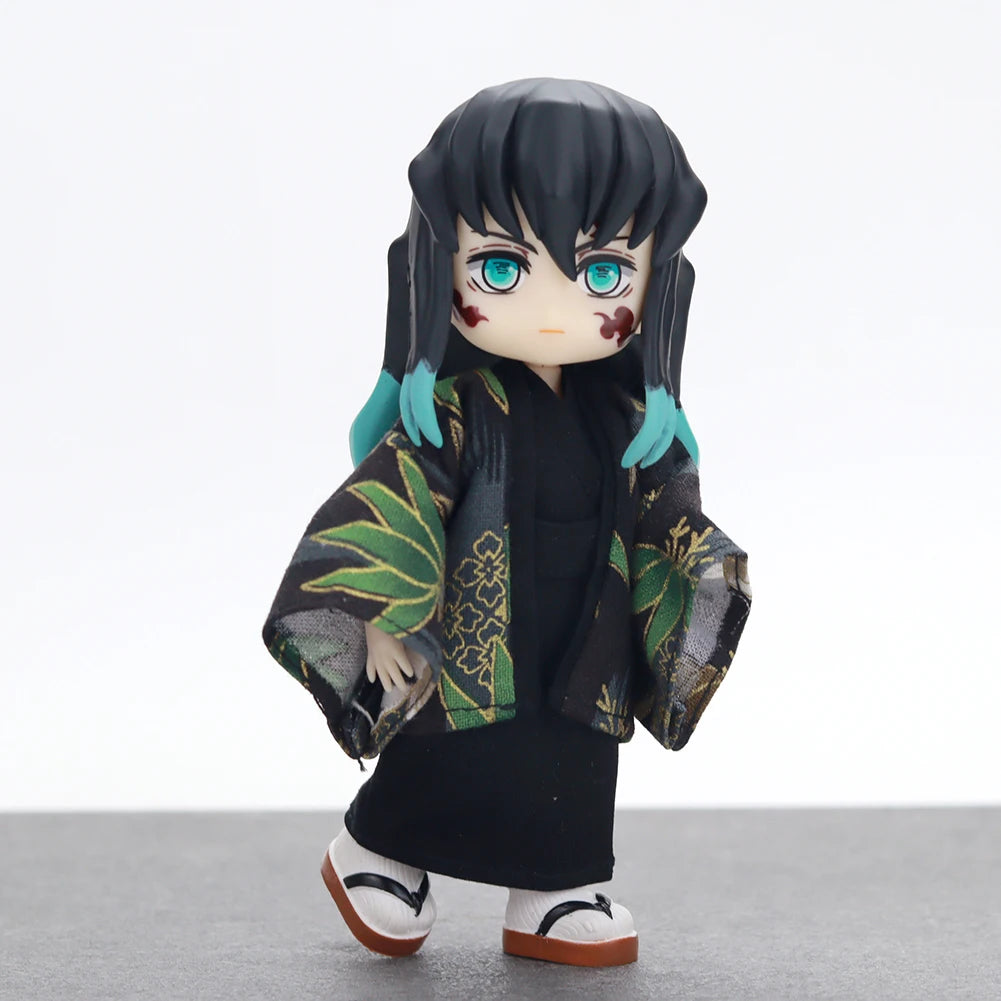 Demon Slayer OB11 Doll Mitsuri Kanroji Muichiro Tokito BJD Movable Joints Anime Figures Complete Full Set Anime Merchandise Toy