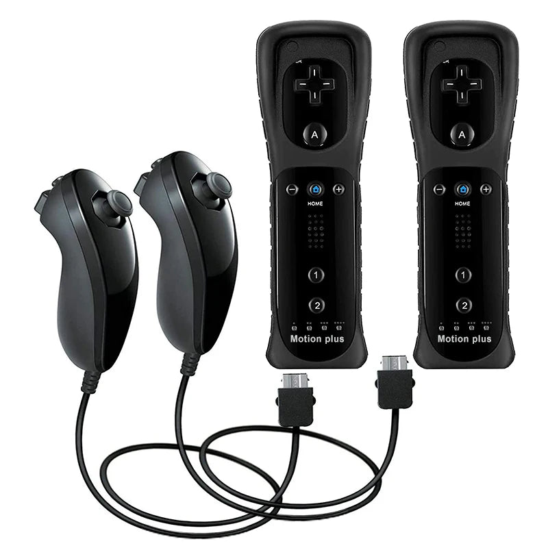 1pcs/2pcs Controller for Wii Remote Controller Gamepad Built-in Motion Plus Control For Wii/Wii U Console Wireless Game pad
