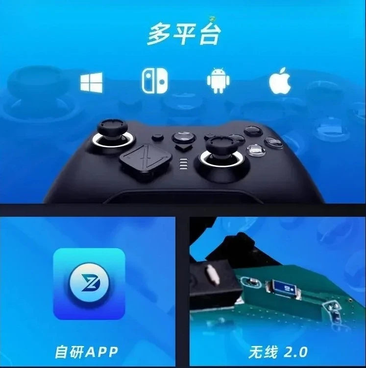 Zd O+Excellent Gaming Controller RGB Elite Modular Sensory Switch Ns Tablet Steam Custom Phone Bluetooth Controller PC Gifts