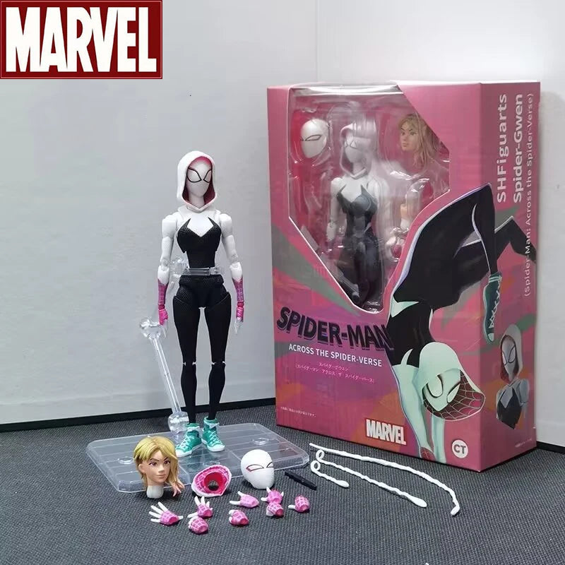 CT KO Mafex 186 Scarlet Spider Man Action Figures Mafex 190 Spider Man Movable Statues Model Doll Collectible Ornaments Gift