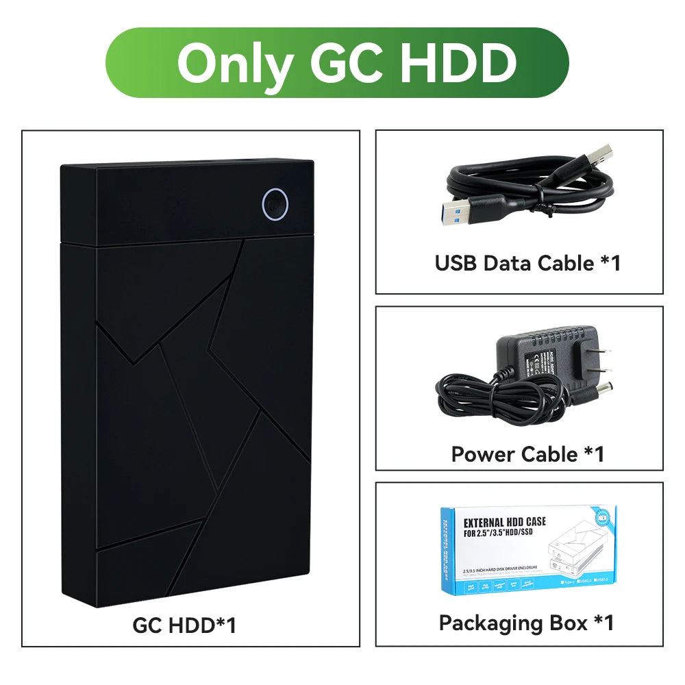 Gaming Hard Drive&Game Consoles For PS4/PS3/PS2/Gamecube/Wii/Wiiu/Sega Saturn With 17000+ Games Plug and Play for WIN PC/Laptop