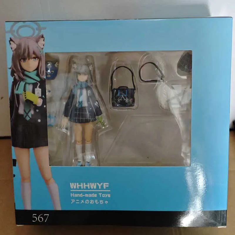 Hot Beautiful Girl Figma Blue Archive Cartoon Character Model Action Figures Children'S Educational Toys Collections Gift