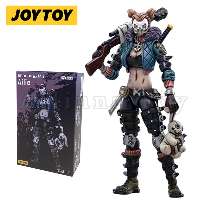 JOYTOY 1/18 Action Figure (3PCS/SET) The Cult Of San Reja Ailie Jack Neil Anime Model Toy For Gift
