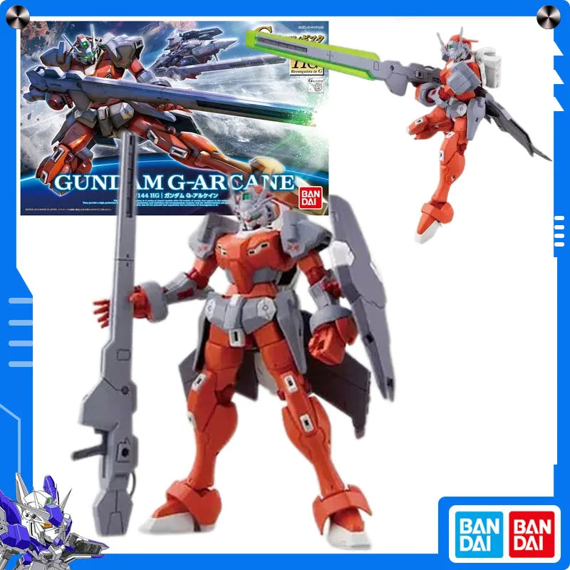 Original Bandai Gundam Reconguista in G 1/144 HG G-Arcane Anime Action Figure Assembly Model Collect Ornament Festival Gift