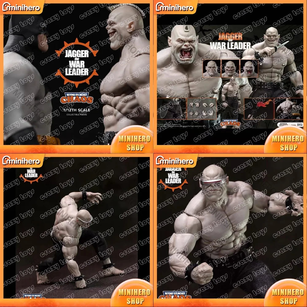 In Stock CHAOS N0 003 War Leader Jagger 1 12 Scale Movable Action Figure Collectible Toy Robot Model for Adults Kids Gift