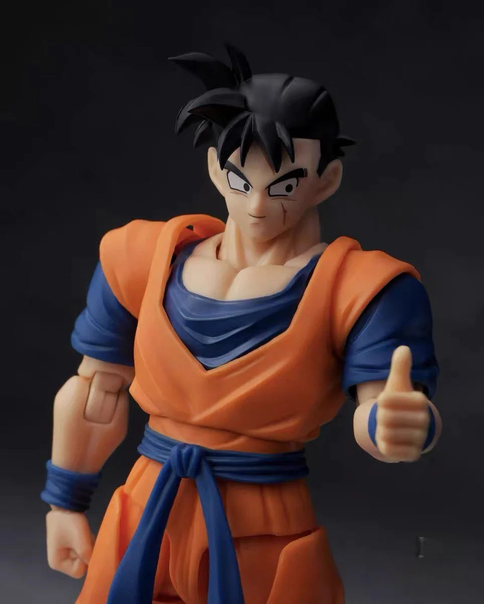 New Ha Toys Anime Action Figure Haz001 Dragon Ball Z Shf Super Saiyan One-Armed Hero Gohan Statue Model Collectible Gifts Toys