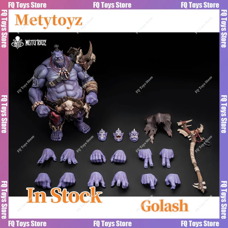 In Stock HIPLAY Metytoyz 1/10 Adventurer's World Crusher Ogre Mage Ancient Rune Prophet - Golash Action Figure Toy Gift