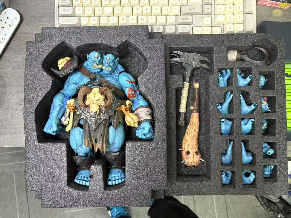 In Stock Adventurer World Skull Crusher. Ogruth Ogre Warrior Action Doll