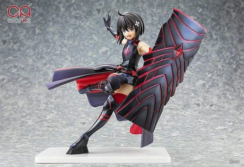 In Stock Original Chara-ani GSC CAworks Honjō Kaede Black Rose Armor Ver Anime Humanoid Toys Gifts Decoration Collection