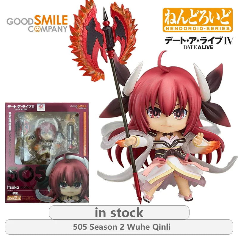 GSC Original NENDOROID.SERIES DATE A LIVE Series 466 Hours, Sakazaki Kuang San Anime Action Figure Model Toys Gifts Fo Boys
