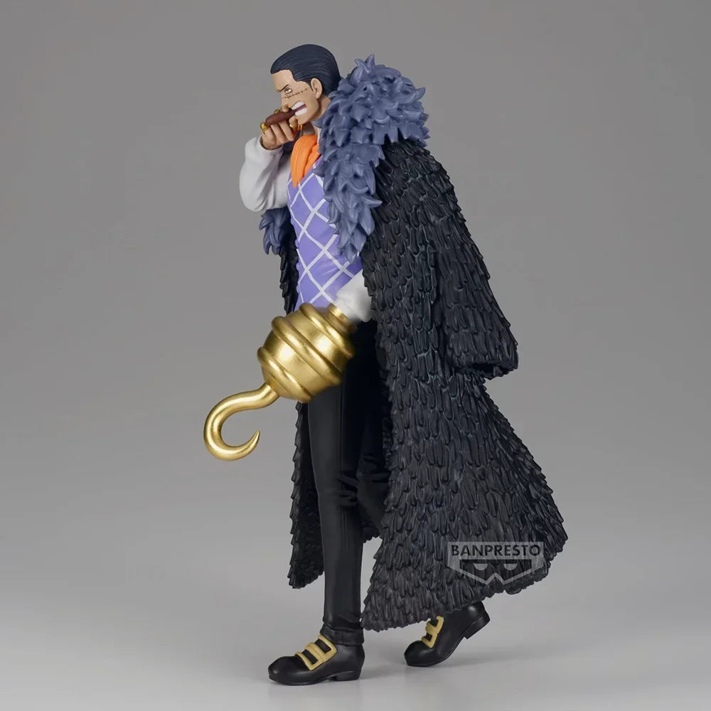 Original Bandai One Piece The Shukko Crocodile Sir Crocodile Anime Action Figures Collection Ornaments Figure Toys Gift 17cm