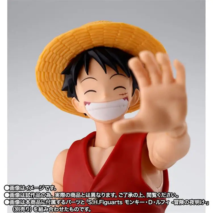 100% Original Bandai S.H.Figuarts Shf One Piece Shanks and MONKEY.D.LUFFY childhood Anime Collection Action Figures Model Toys
