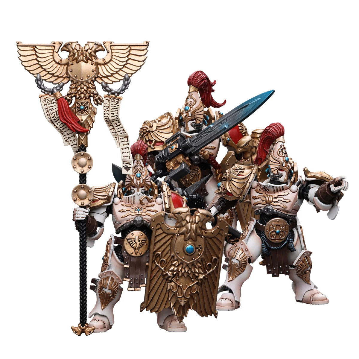 [IN-STOCK] JOYTOY Warhammer 40K 1/18 Action Figures Adeptus Custodes Solar Watch Anime Collection Model Toys