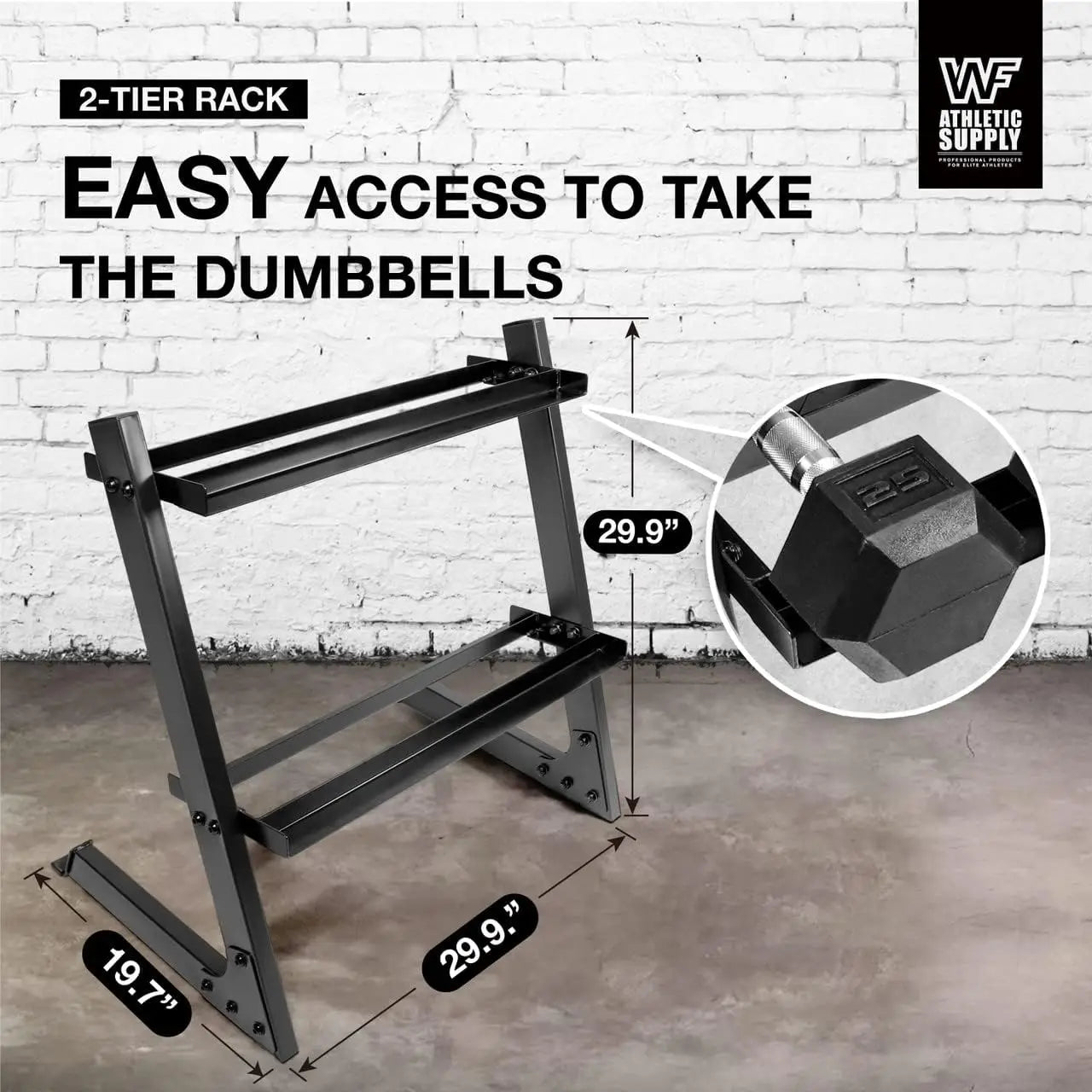 200Lb Dumbbell Set 10 30Lb Dumbbell Set with Two Tier Storage Rack for Muscle Toning Strength Building Weight Loss Multiple Choi