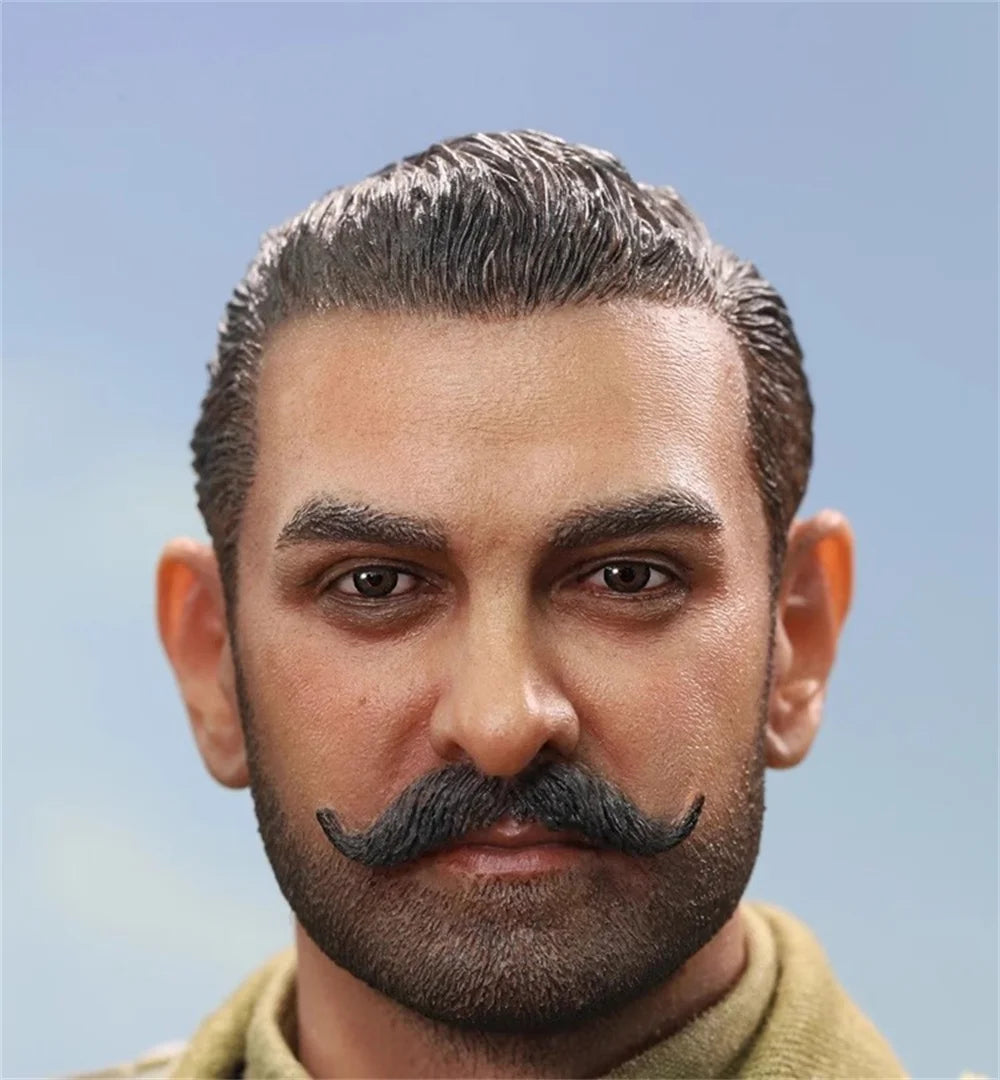 1/6 DID D80185 North Africa Soldier Doll Foot Supply Tom Cruise India Model 2 Head Types Toys Model For 12" Figure Fans Collect
