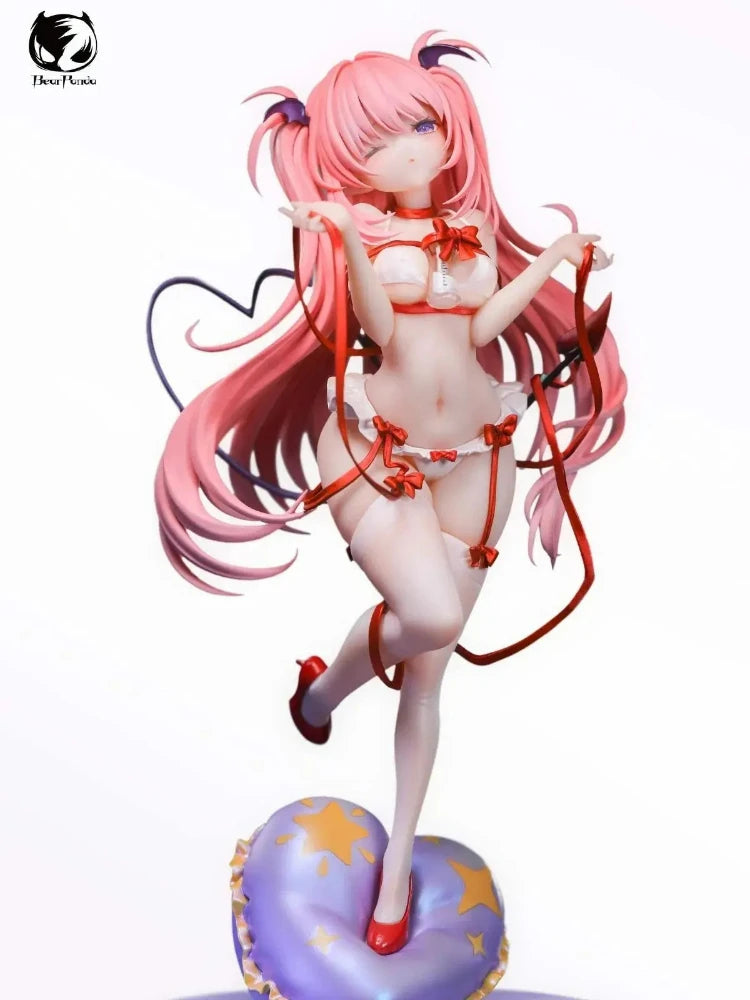 Original Bear Panda Succubus Lulumu Tamano Kedama Judai 25cm Chasing Eyes Action Figure Model Toys Collectible Desktop Ornament
