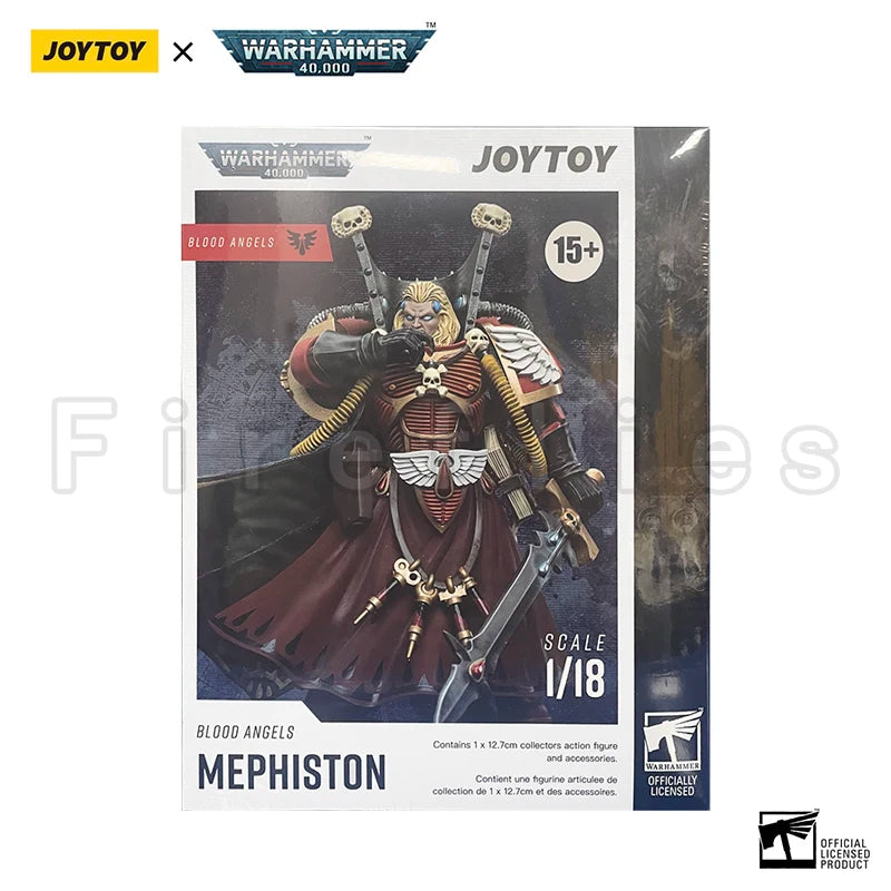 1/18 JOYTOY Action Figure 40K Blood Angels Mephiston Anime Model Toy