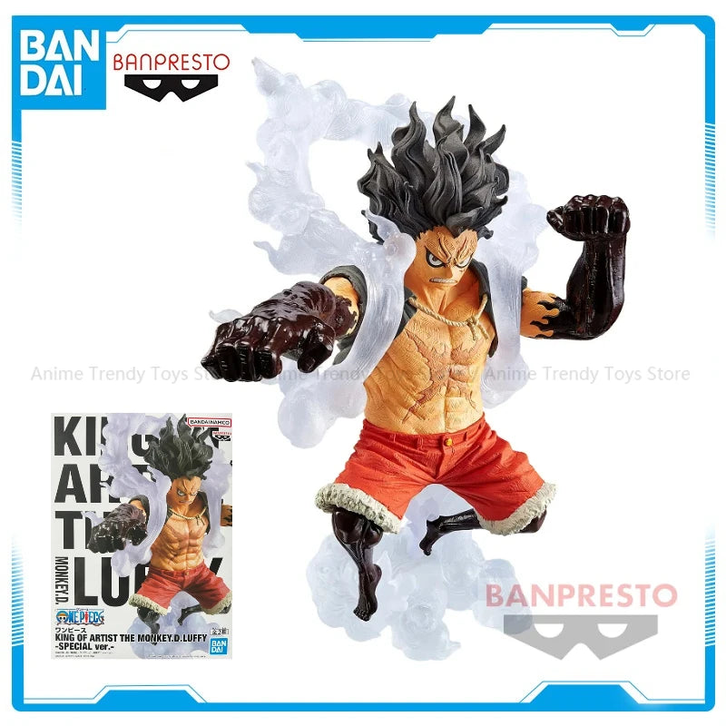 In Stock Bandai Banpresto König des Künstlers KOA THE SNAKEMAN Monkey D Ruffy One Piece Anime Figur Modell Spielzeug WY