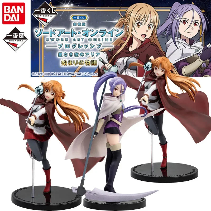 Bandai Original Ichiban Schwert Art Online Anime Figur Yuuki Asuna Mito Action Spielzeug Jungen Mädchen Weihnachtsgeschenk Sammlermodell