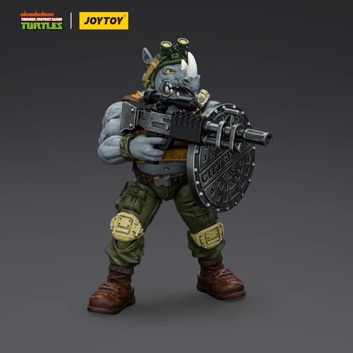 JOYTOY Ninja Turtles Soldier 18 Scale Action Figure Collectible Toy for Fans Shell Shocked Series in Stock