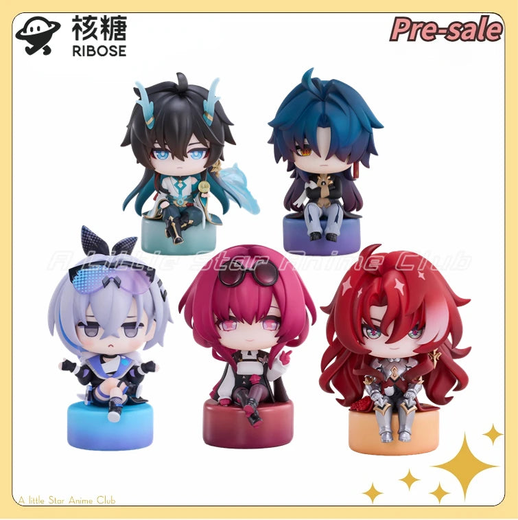 In Stock Original RIBOSE Honkai: Star Rail Jimi's Living Room Q-version Figure Dan Heng/Kafka/Argenti/Silver Wolf/Blade Toys