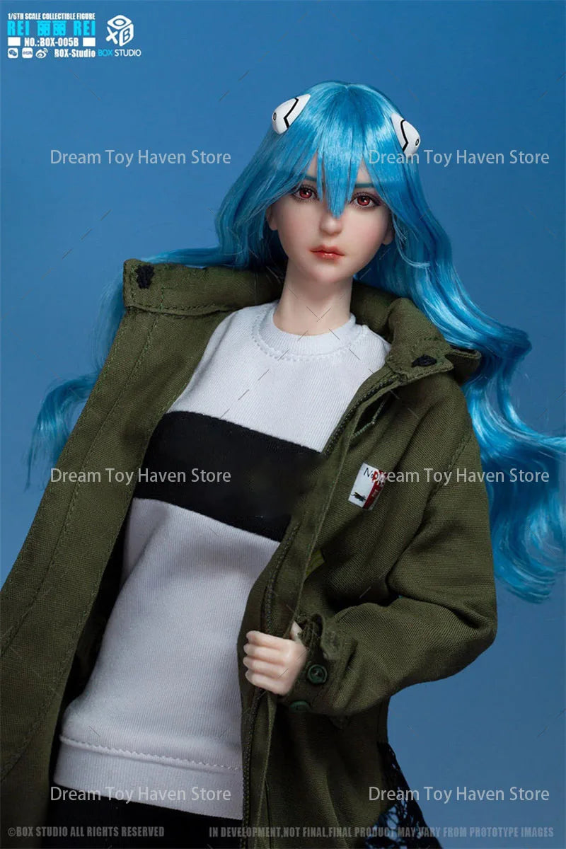 BOX STUDIO BOX-005AB 1/6 Scale Female Rei Classic Anime Female Warrior 12Inch Action Figure Collectible Model Toys