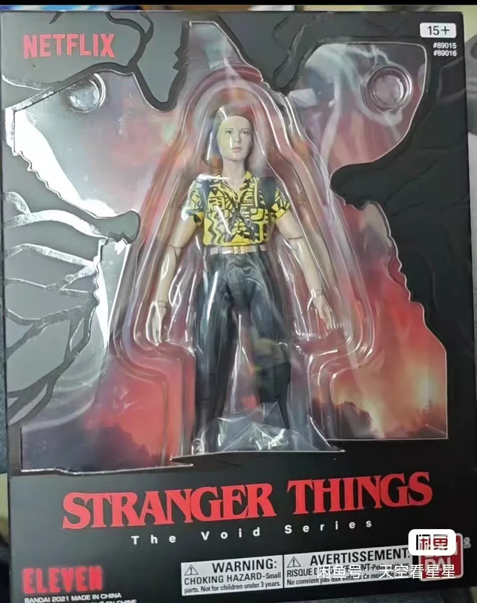 Bandai Movable 11-inch Netflix Stranger Things Big Devil Piranha Anime Model Toys for Boys Gifts Original Box