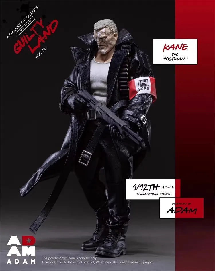 MUFF ADAM ADG-001 1/12 Soldier Postman Kane Full Set 6'' Action Figure Model Toy In Stock