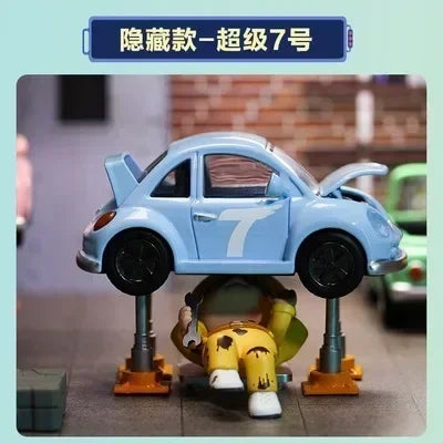 POP MART Molly Car Car Series Mystery Action Figure Anime PVC 100% Original Collectible Desktop Ornament Doll Toy