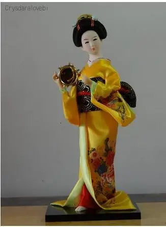 30cm Statuette Ethnic Japanese Geisha Dolls Kimono Dolls Belle Girl Lady Collection Home Decoration Miniature Figurines