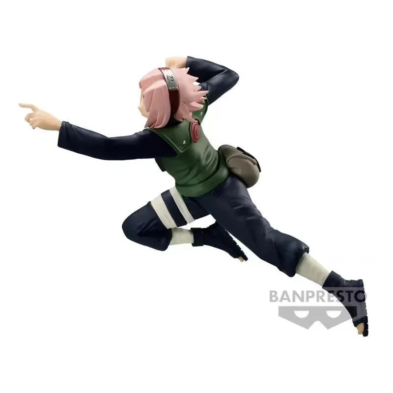 Original Bandai Shfiguarts Naruto VIBRATION STARS Sakura Edition Actionfigur, Anime-Modell, Spielzeug, Dekoration, Geschenk, 14 cm