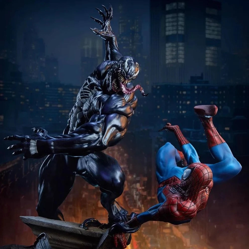 Sideshow No Way Home Movie Figure Spider-Man Venom Peripheral Resin Model Collect Statue Desktop Decoration Ornaments Gifts Toys