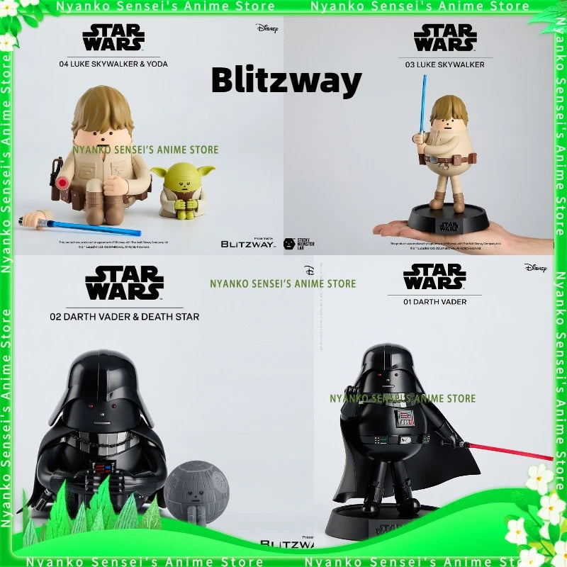 In Stock BLITZWAY SML Series Star Wars Statue Darth Vader Luke Yoda SW01-04 Figure Anime Models Toy Doll Gift Collectible