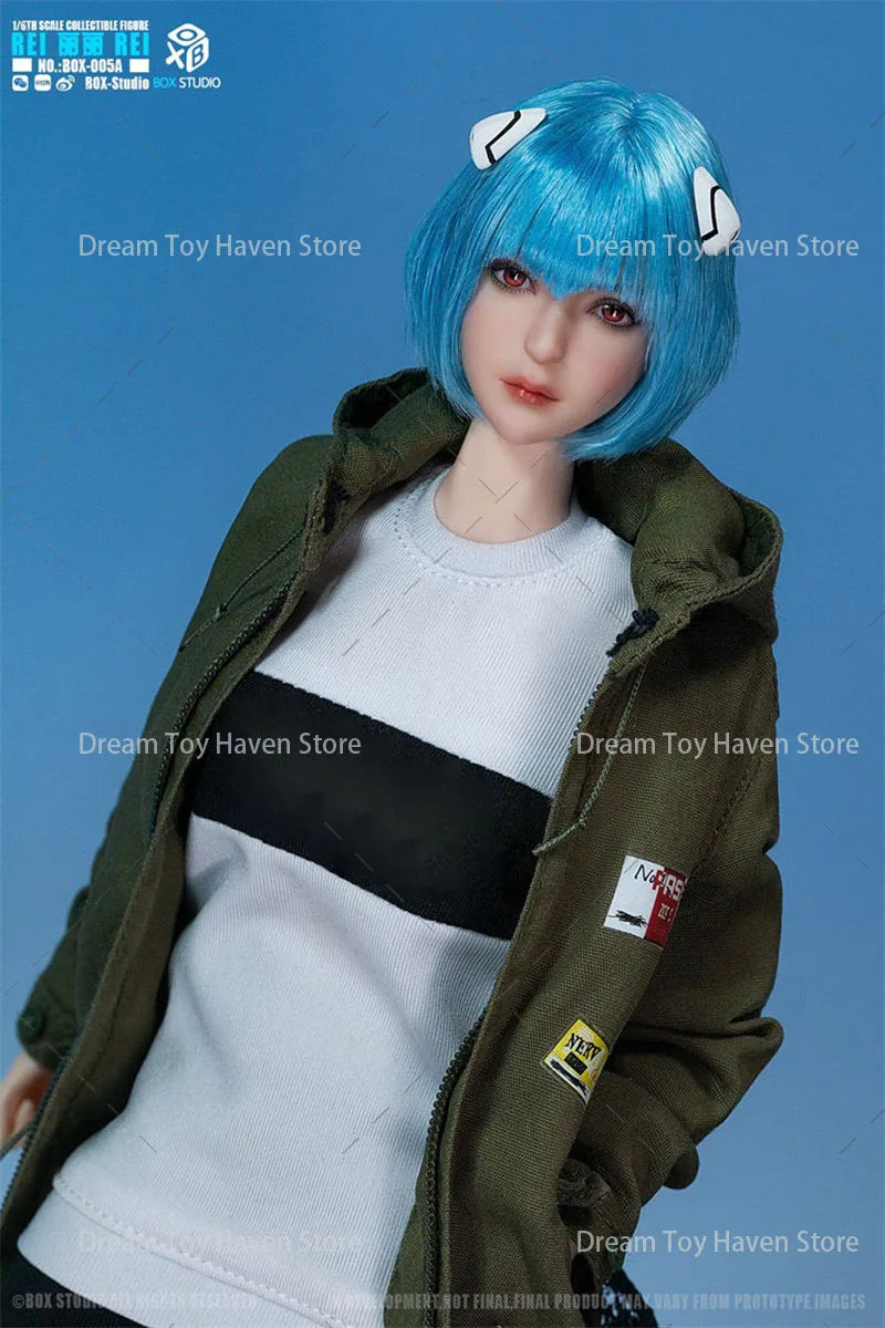 BOX STUDIO BOX-005AB 1/6 Scale Female Rei Classic Anime Female Warrior 12Inch Action Figure Collectible Model Toys