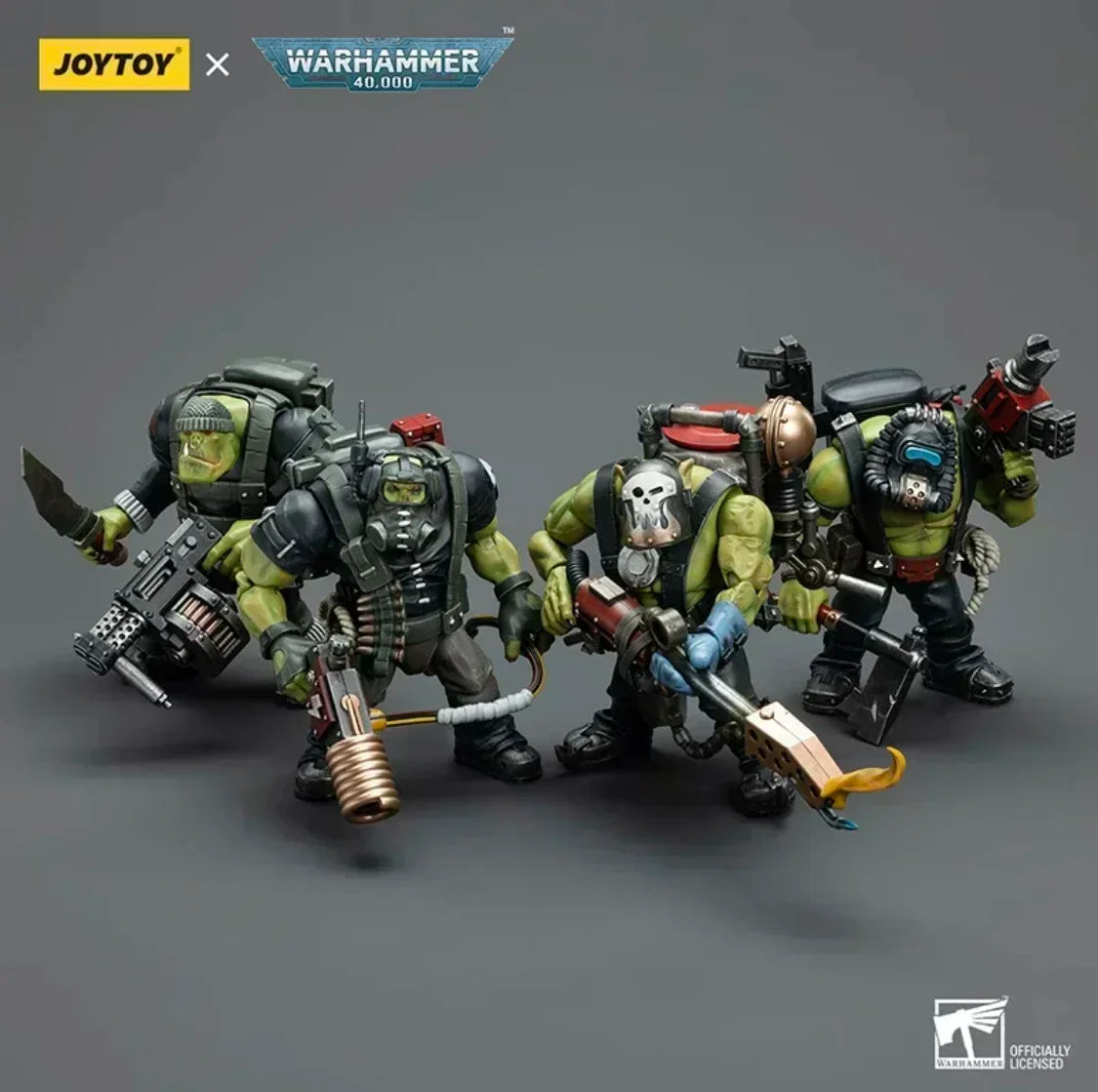 JOYTOY 1/18 Actionfigur Warhammer 40k Ork Kommandos Actionfigur Statue Modell Spielzeugsammlung Dekor Weihnachtsgeschenk