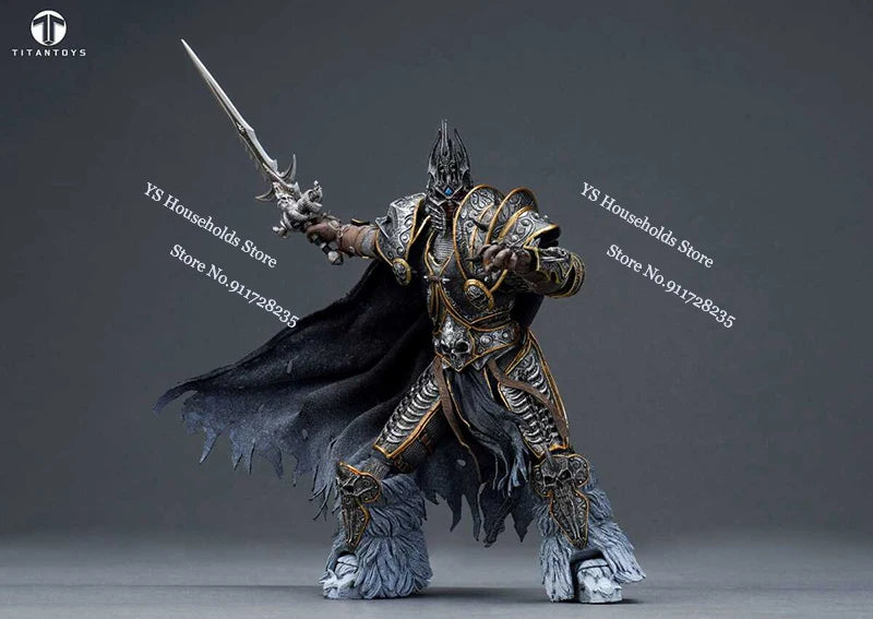 Titan Toys 1/12 TT001 Warcraft Frostritter Stoff-Actionfigur, detailgetreue 15 cm große Soldatenfigur