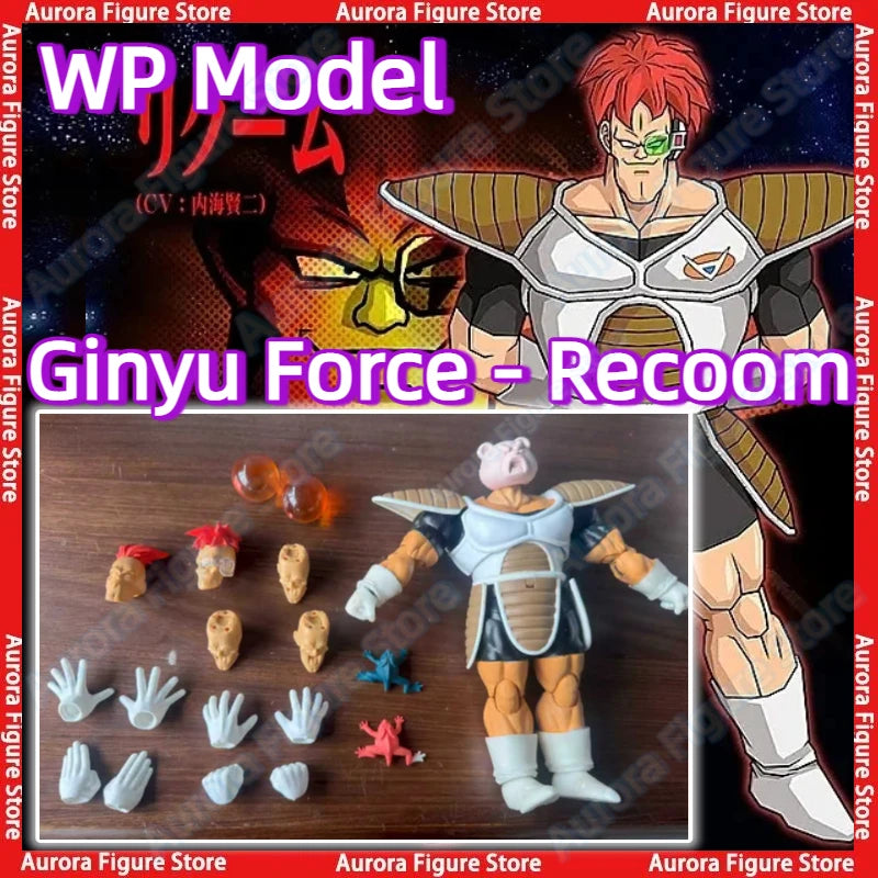 In Stock WP Model Recoom 1/12 Dragon Ball Z SHF Frieza Force Ginyu Force Recoom Jeice Anime Action Figures Toys Model PVC