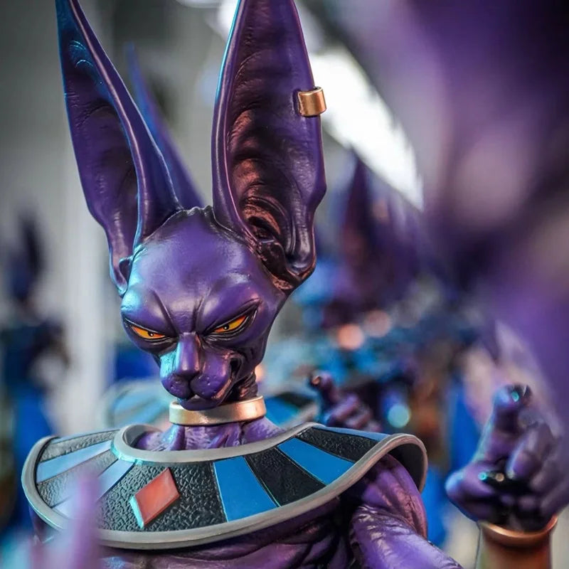 Нова статуя на JT Dragon Ball Beerus, екшън фигурки, 53 см, унищожение на Бог, аниме, периферно изкуство, игрални орнаменти, подаръци